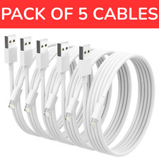 5 USB iPhone Cables Fast