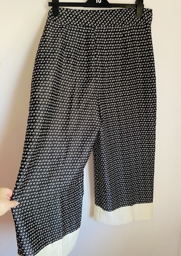 Zara black and cream - , wide