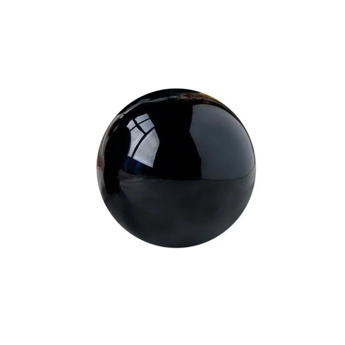 Natural black obsidian - natural,