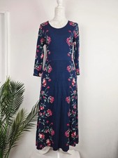 Joules Navy Floral Midi Dress