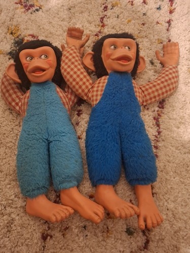 Pair jacko monkeys chad valley - jacko,