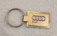 GENUINE AUDI MAIN DEALER CAR KEY FOB KEY RING METAL SHEFFIELD