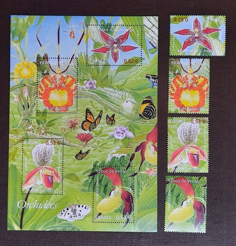 France 2005 orchids - orchids, stamp