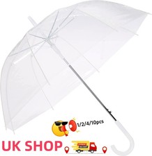 Kids Clear Bubble Umbrella CLEAR no pattern UK