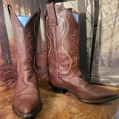 Justin womens brown - brown, leather
