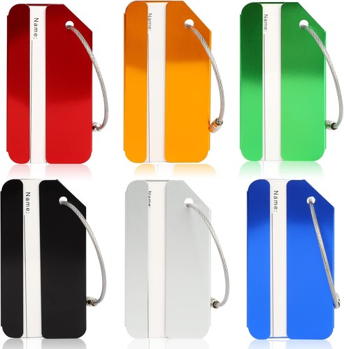 Pack metal luggage tags - luggage, for