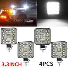 4pcs 3.3" Square 48W LED work
