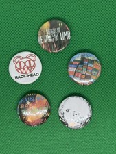 Set of 5 Badges - Radiohead -