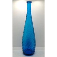 Empoli Swirl Genie Bottle Blue