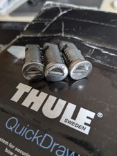 Thule 3x 004 lock cylinder roof rack bars bike rack box