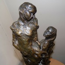 A LARGE BRONZE STATUE BY CHARLOTTE ATKINSON A LIMITED EDITION OF 95