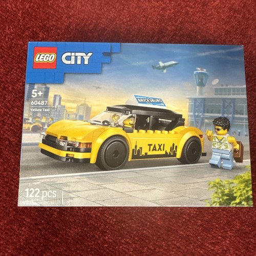 Lego city yellow taxi 122 - lego,