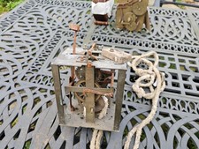 EARLY BIRD CAGE Antique 30hr Longcase grandfather clock movement works