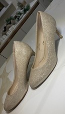 Debut Gold Glitter High Heel