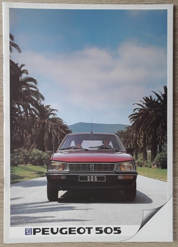 Peugeot 505 saloon - saloon, brochure