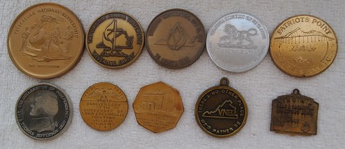 Medallions from different - 10,