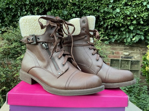 Dolcis brown faux leather - brown,
