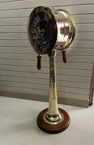 Nautical brass ship - 43",