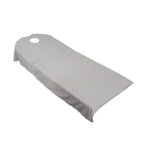Gray massage bed cover - bed, table