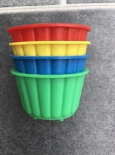 Vintage Individual Jelly Moulds Disney Design Hard Plastic Rare