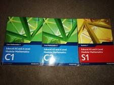 EDEXCEL AS A LEVEL MATHEMATICS C1 C2 S1 TEXTBOOK BUNDLE