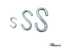 Chrome Plated S Hooks - Garden