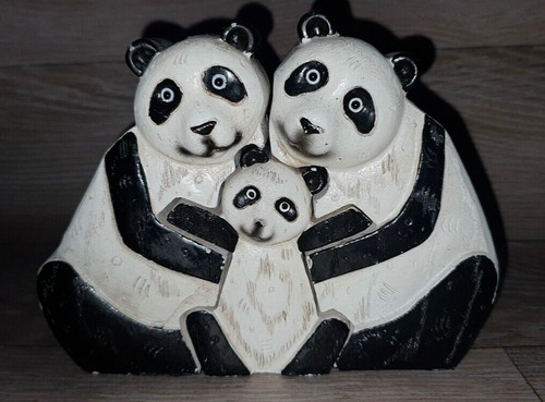 Panda wooden animal bear - animal,