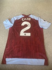 Matty Cash Match Worn & signed Aston Villa Shirt 23/24