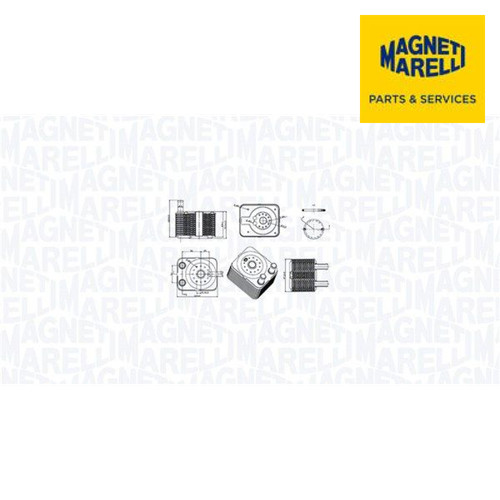 Oil cooler engine magneti - cooler,,