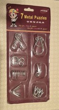 7 Metal Puzzles Orginal