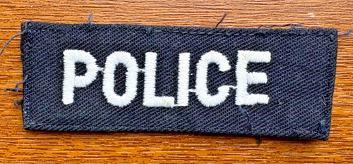 Police shoulder title - police,