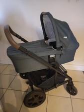 Joie Chrome Deluxe pushchair and carrycot Moonlight