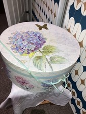 Large Floral & Butterfly Hat