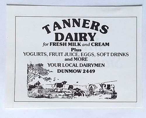 Original advert for tanners - ,
