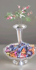Vintage Silver-Plated Vase