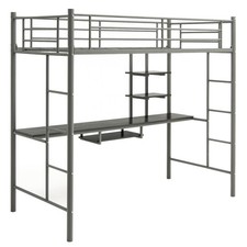 3.5FT Single Metal Loft Bed