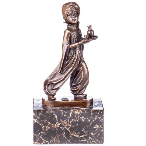 Art deco bronze sculpture - art,