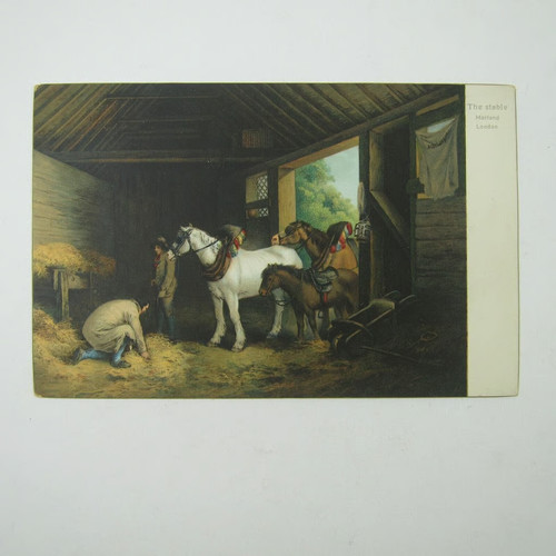 Postcard art painting inside - postcard,