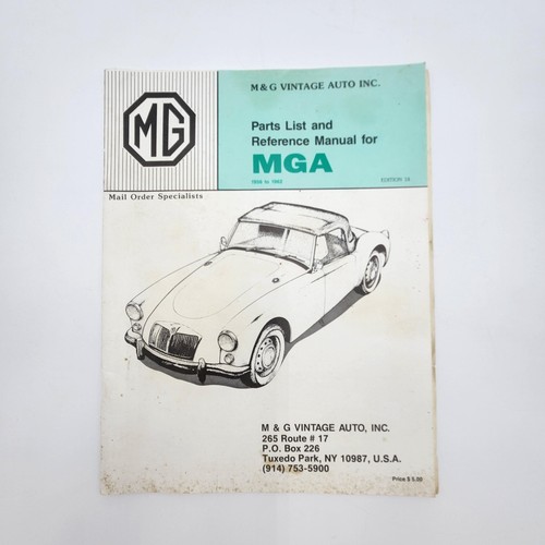 Vintage auto inc parts - parts, list