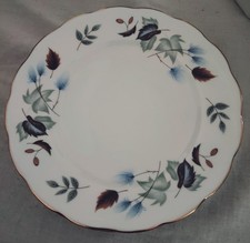 Colclough plates x 6 Leaf