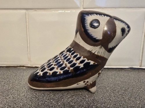 Vintage mexican tonala owl - tonala,