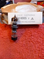 6X4  CV4005  Black  Plate  Square Getter New Old Stoc GEC BRITISH Valve Tubes 