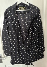 Primark Duck Print Hooded Parka In A Pocket Size Small
