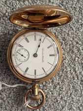 Hamilton Full Clam Shell Gold Filled Pocket Watch Model 925