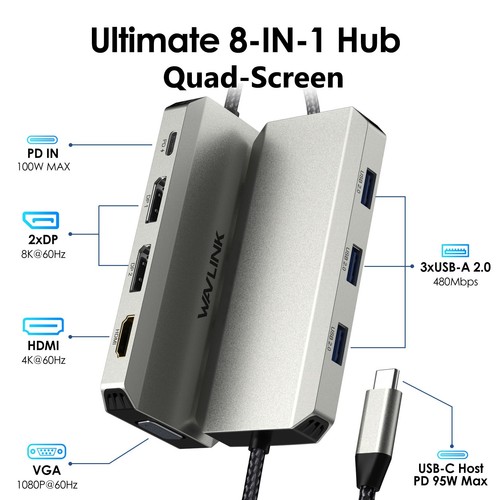 Wavlink usb c hub - in,
