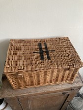 Harrods Wicker Hamper Basket