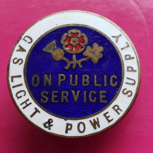 Wwi public service enamel - on,