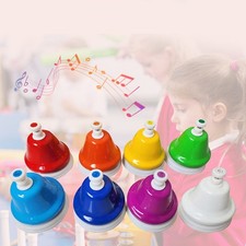 Set of 8 Rainbow Handbells -