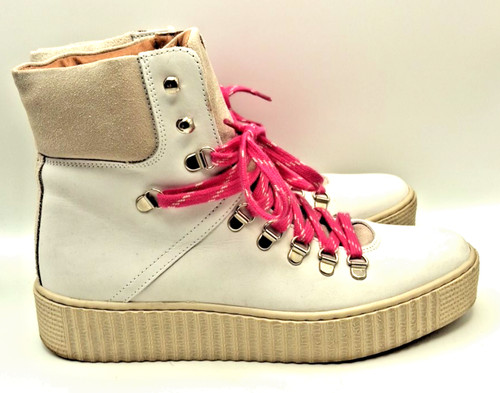 Ladie off white lace - lace, up