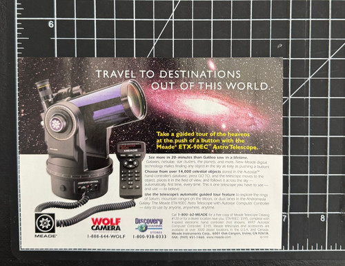 Wolf camera meade etx 90ec - camera,